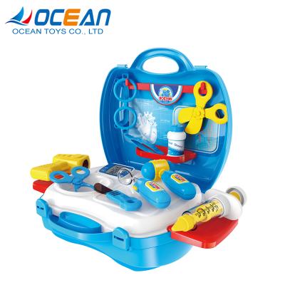 China Pretend Doctor Toy Newest Fashion Medical Suitcase Realistic Doctor Pretend Play Set Toys Child for sale