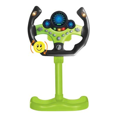 China Steering Wheel Simulator 360 Degree Toys Steering Wheel Rack Racing Driving Simulator Game For Kids for sale