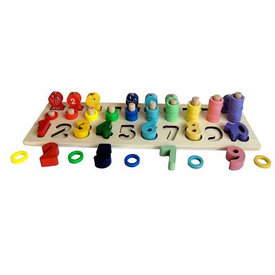 China Counting Numbers And Block Montessori DIY Math Toy Count Learning Toys For Children for sale