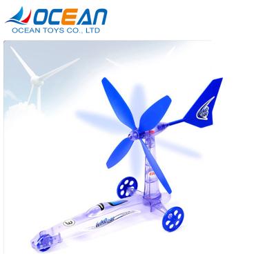 China DIY Education Toys Stem Engineering Toys Wind Power Educational Assemble Toy Car For Kids for sale