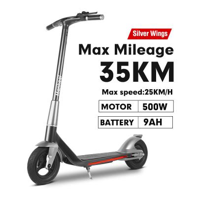 China Mankeel Unisex Silver Wings Air 10 Inch Tire Foldable Motorcycle 350W Or 500W Us Quick Store Eu Warehouse E Electric Scooters For Adults for sale