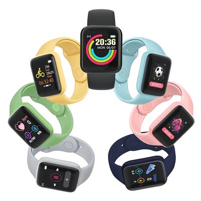 China Macaron D20s Candy 8 Colors Y68 Smart Watch Smart Watch Reloj Bracelet D20 Rise Fitness Tracker Monitor Heart Rate Wristband APP Control for sale