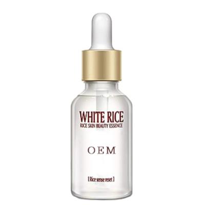 China Skin Revitalizer OEM Whitening Anti-Wrinkle Skin Revitalizer Hyaluronic Acid Brightening Rice Serum White Rice Serum for sale