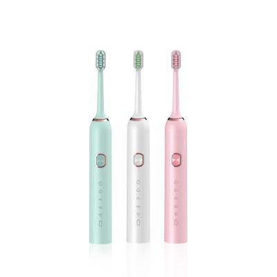 China Rechargeable Oral Dental Whitening Teeth Care Escova De Dente Adult Sonic Vibration Battery Operated Travel Care Electric Toothbrush Toothbrush for sale