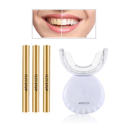 China 2020 Popular Radio Easy Bright White Teeth Whitening Kits With 16 LED Light CE Approved And Registered Oral Hygiene Product for sale