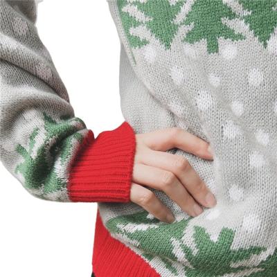 China Anti-wrinkle Christmas Ugly Sweater Custom Knit Sweater Holiday Knitted Sweater Christmas Pullover for sale