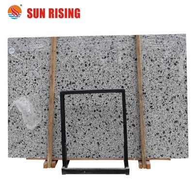 China Hot Sale Modern Gray Terrazzo Slab For Wall and Floor Tile for sale