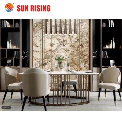 China Pound match modern beige luxury stone for flooring background and decoration for sale