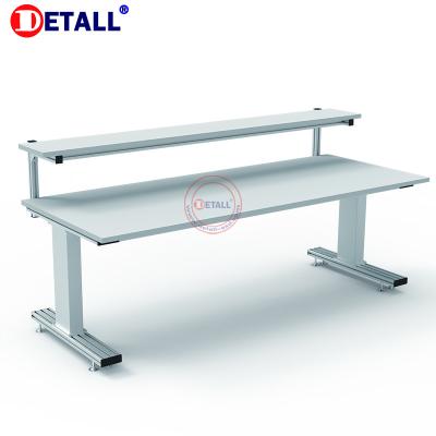 China electronic workshop esd cleanroom drawer aluminum workbench/industrial aluminum table for sale