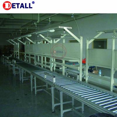 China Factory heavy duty moving table conveyor assembly automatic industrial oil roller production line for sale