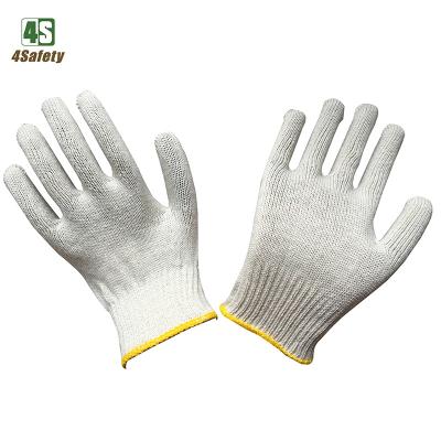 China 4SAFETY Cotton Hand Gloves Breathable Cheap White Bulk for sale