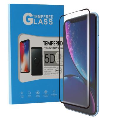 China Anti-broken full cover glue tempered glass screen protector for Iphone 11 pro celulares max pantallas protector for sale