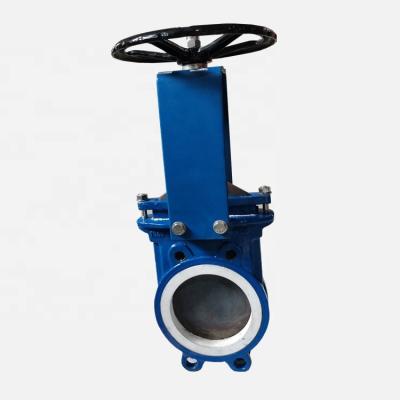 China DN150 PVC Knife General Electric Pneumatic Operated Gate Valve And Manual Slide Gate Valve for sale