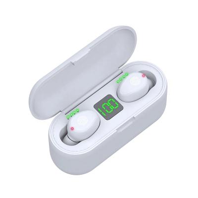 China Hot Selling In-Ear Ebay Earphone CE FCC Ipx5 Ipx7 BT5.0 Gaming Waterproof Travel Audifonos F9 TWS Wireless Earphone F9-5 M12 M15 for sale