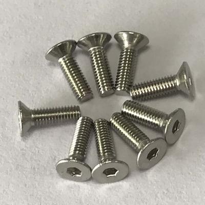 China Professional Manufacturer Stainless Steel Flat Head Flat Socket Screw for sale