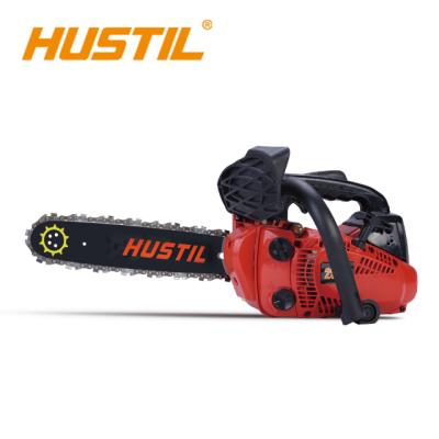 China Powerful 2-Stroke HUSTIL Gasoline 25.4cc Chainsaw With CE GS Certificates for sale