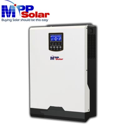 China Inverter 5kva 5000w 48v 230v solar pure sine wave inverter with mppt 60A 59*39*21cm load 60A solar battery charger for sale