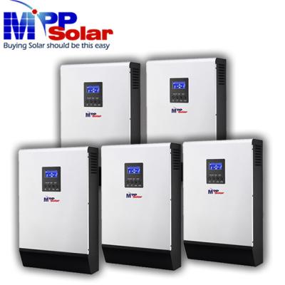 China 25kw 48v 230vac Solar Inverter System + 80A MPPT Solar Charger (PIP5048MS* 5 pc in parallel) 5 pc 59*39*21cm for sale