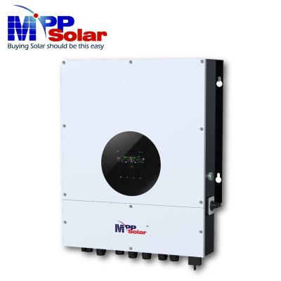 China (LVX6048WP) 6000W 48V mppt solar inverter + MPPT solar charger 120A, max PV input 600 VDC, hybrid solar inverter 700*515*216mm for sale