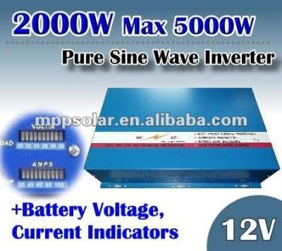 China 2000w 12v Pure Sine Wave Inverter Power 12v Inverter 510*320*125mm for sale