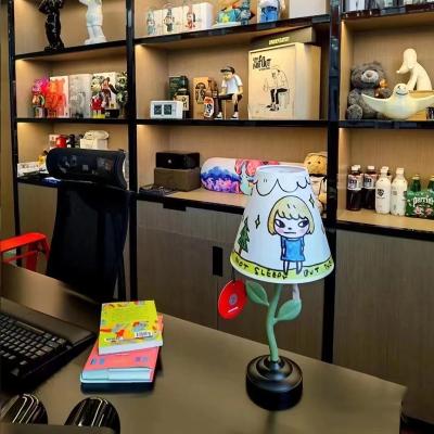 China Yoshitomo Nara 20th Anniversary Modern Table Lamp Art Trend Play Decoration Plant Limited Decorative Lamp for sale