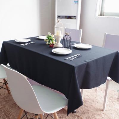 China Modern Rectangular Premium Quality Polyester Home Dining Table Cloth Wedding Table Cover Wedding Table Cloths for sale