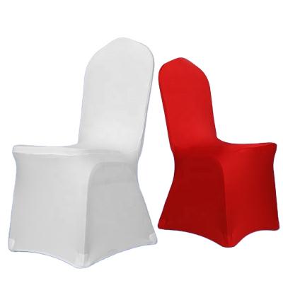 China Simply Wholesale High Quality Cheaper Party Banquet Stretch Chair Cover Wedding Chair Cover zu verkaufen