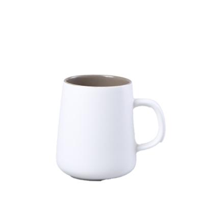 China Sustainable Hot-Product Ceramic Tea Cups And Mugs Large White Mug Ceramic Cup Ceramic Mug for sale