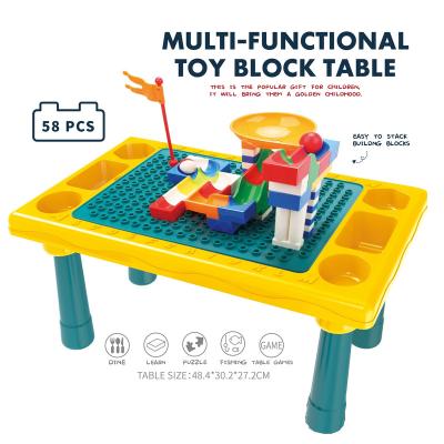 China 2021 New Builders Plastic Block Leaning Board with Building Blocks, Building Toys for Toddlers for sale