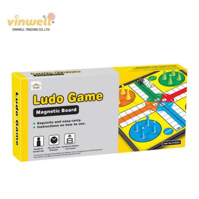 China Chess Game Toys Toys 2021 Funny Kids Indoor Toys Children Play Magnetic Games Board Ludo Game for sale