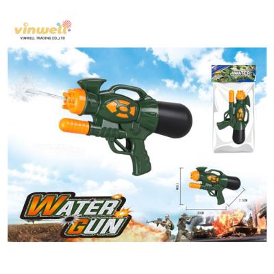 China Military Air Gun 30cm High Quality Plastic Kid's High Pressure Water Gun Toy For Summer VA119504 for sale