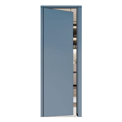 China Waterproof Design Bathroom Door Aluminum Room Wooden Toilet Door for sale