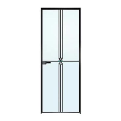 China Zhoulv waterproof door sliding bathroom doors waterproof black bathroom doors grade other doors for sale