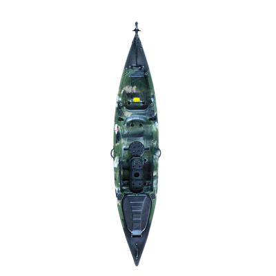 China Single LLDPE Ocean Fishing Kayak With Pedals for sale