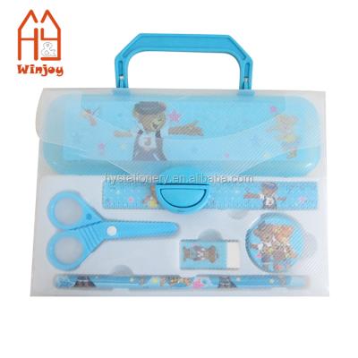 China Cute Blue Custom Color Bear Design Exclusive Stationery Gift Set for sale