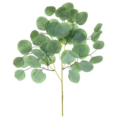 China Silk New Arrival Artificial Eucalyptus Leaf For Wedding Decoration for sale