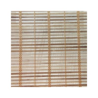 China Minimalist Ribbon Window Curtain Roll Bamboo Blind Shade and Curtains Bamboo Mat for sale