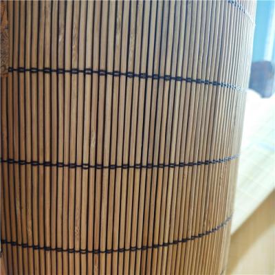 China Slat Semi End Bamboo Blind Blind Roll for sale