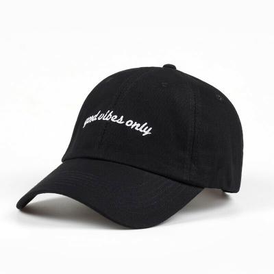 China Wholesale JOINT Dad Hats Hats For Men Custom Gorras Private Label 6 Panel Cotton Black Baseball Dad Hat for sale