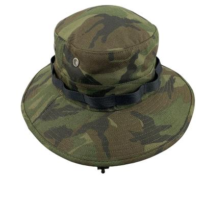 China Wholesale COMMON Outdoor Hut Camouflage Bucket Hat Gorras Custom Mountaineering Sports Camouflage Bucket Hat for sale