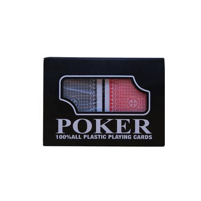 China Entertaiment Playing Cards 10 Players Texas Poker Table Casino Plastic Playing Cards for sale