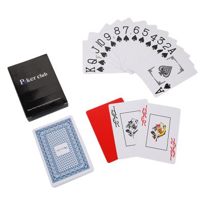 China Entertaiment Game Cards 1pack Texas Hold'em Poker Card Games Plastic Playing Cards Waterproof for sale