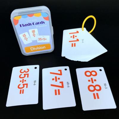 China Entertaiment Custom Learning Educational Playing Cards Kids Playing Cards Cards Flash for sale