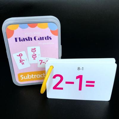 China Custom Entertaiment Playing Cards Kids Playing Cards Baby Learning Flash Cards for sale