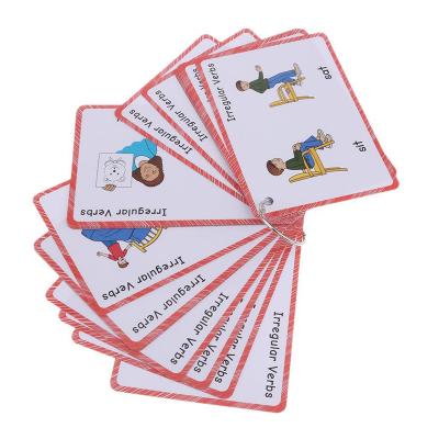 China Custom Entertaiment Playing Cards Kids Playing Cards Kids Learning Flash Cards for sale