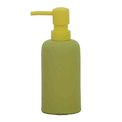 China AZUDA_Yellow Paint Dispenser Minimalist Ceramic Rubber Hand Soap Dispenser Liquid Liquid Soap for sale