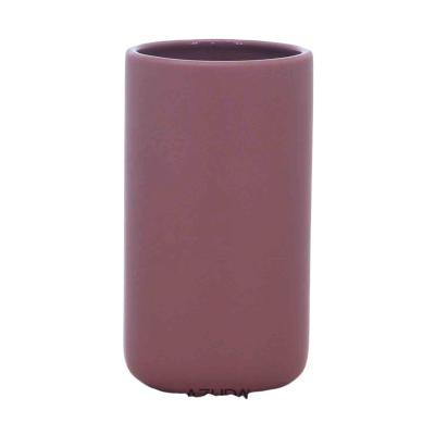 China AZUDA_Brick Viable Red Rubber Paint Ceramic Tumbler for sale