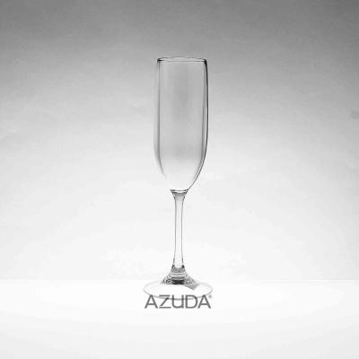 China AZUDA_Classic Viable Design Clear Acrylic Plastic Champagne Flute for sale