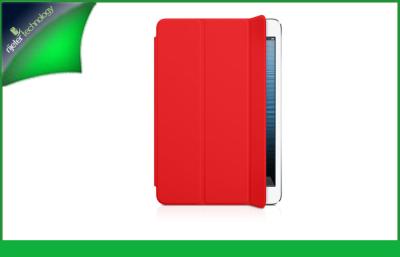 China Red Tablet PC / Ipad Air / 5 Protective Cases Ultra Slim With Eco Leather for sale