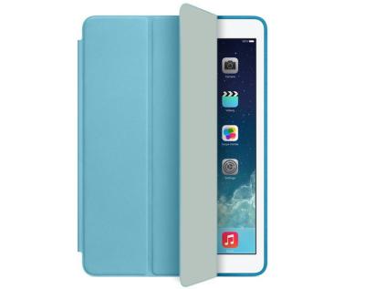 China Blauwe ultra Slanke Beschermende het Gevaldekking van Tabletpc voor Ipad-Lucht/5 met Eco-Leer Te koop